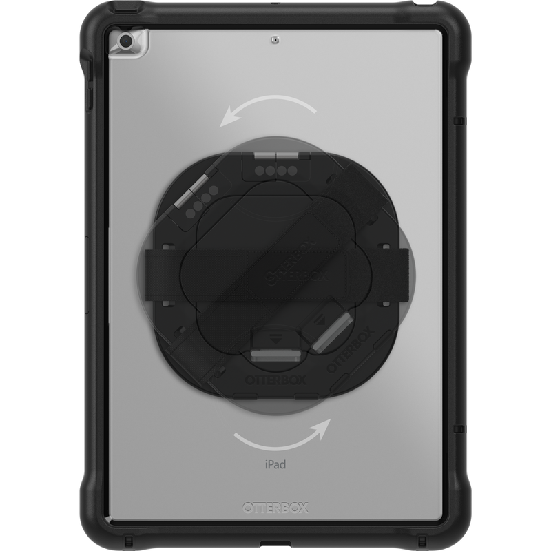 product image 4 - iPad (7th, 8th, and 9th gen) Case Unlimited Series with Kickstand and Hand Strap + Screen Protector